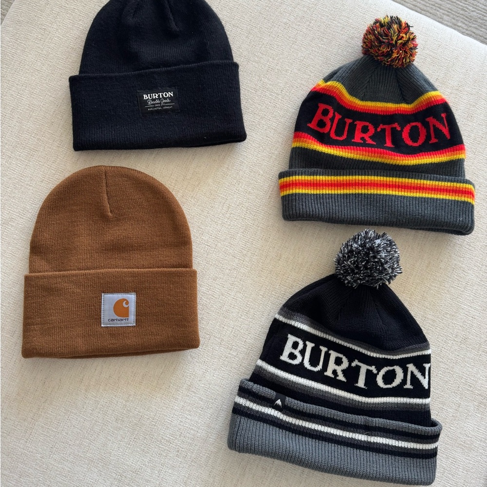Burton and Carhartt Beanie Set